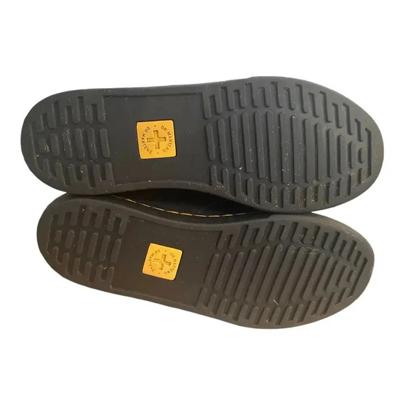 Dr. Martens Sheridan Black Combat Work Boots Women's US 6 Lace Up Leather - Picture 8 of 12